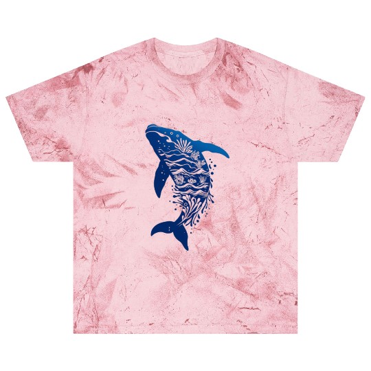 Ocean Whale Nature Art Blast T Shirts