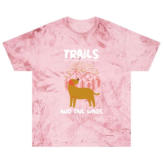 Trails and tail Wags Labrador Retriever Blast T Shirts