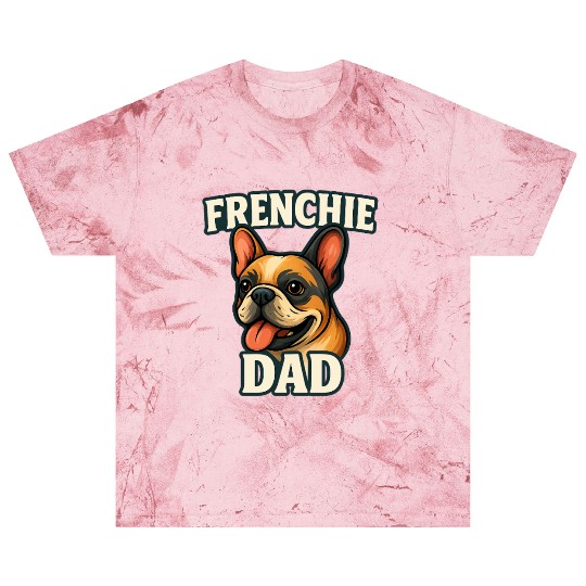 French Bulldog with FRENCHIE DADText for dog lover Blast T Shirts