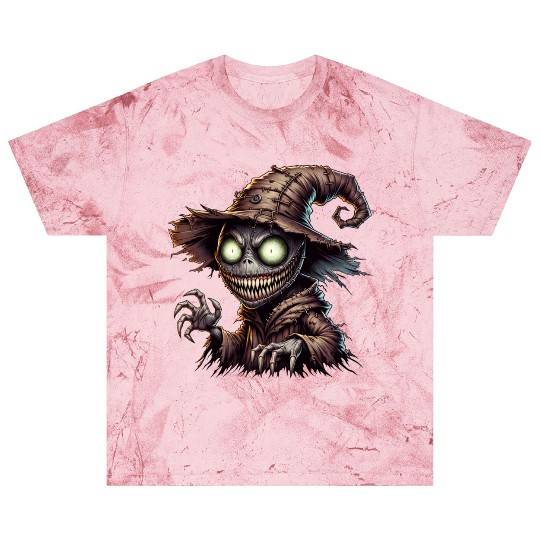 Evil Scarecrow Witch – Creepy Halloween Horror Blast T Shirts