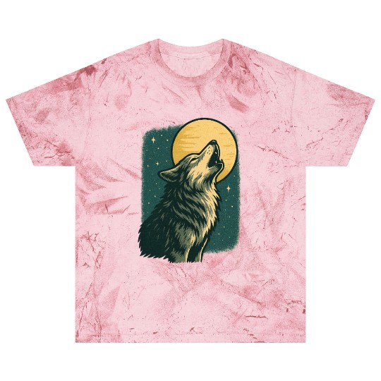 Lone wolf howl at the moon Blast T Shirts