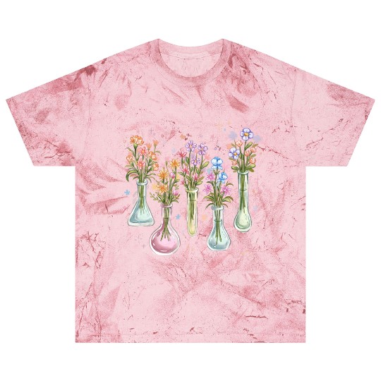 Vintage soft watercolor wildflower Blast T Shirts