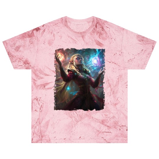 Magical Elf Sorceress under Starlight Blast T Shirts