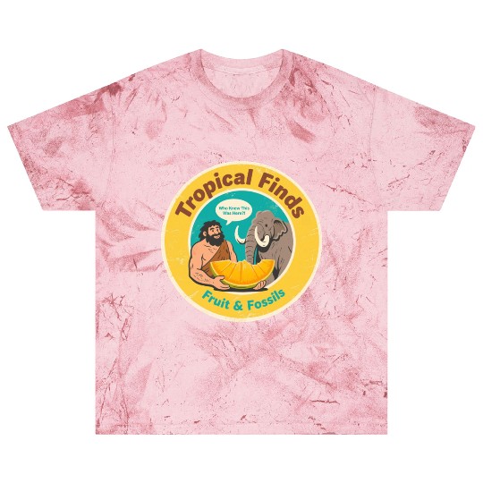 Caveman Mammoth Retro Ancient Fruit Discovery Blast T Shirts