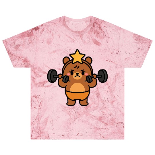 Built Different Bear Quirky Workout Character Blast T Shirts