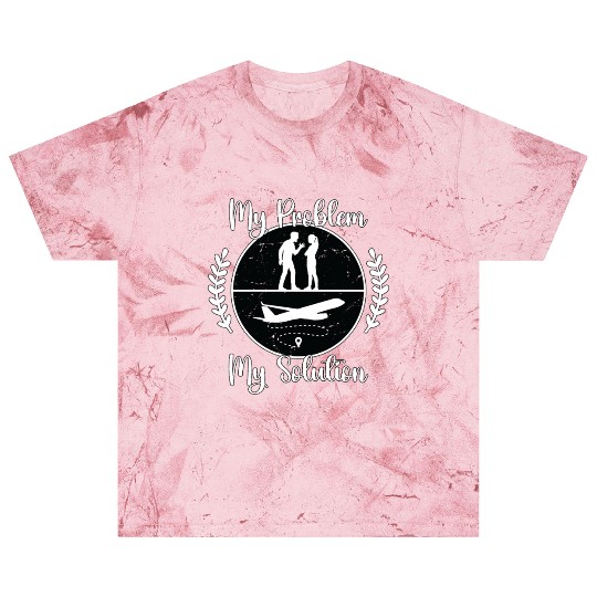 Flight Instructor My Problem My Pictogram Mom Dad Blast T Shirts