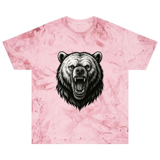 Fierce Roaring Bear Head Blast T Shirts – Bold Wilderness