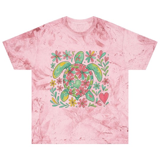 Summer Vacation Sea Turtle Blast T Shirts