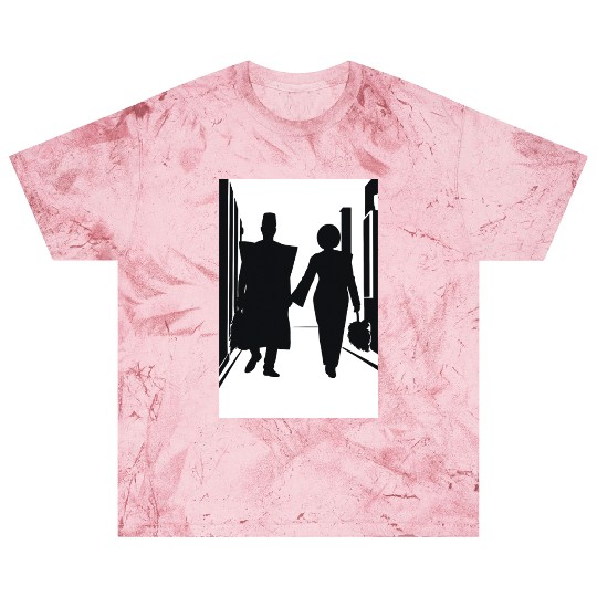 African Couple Stepping Out Blast T Shirts