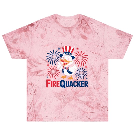 Womens Duck Firequacker Patriotic Fourth of July I Blast T Shirts