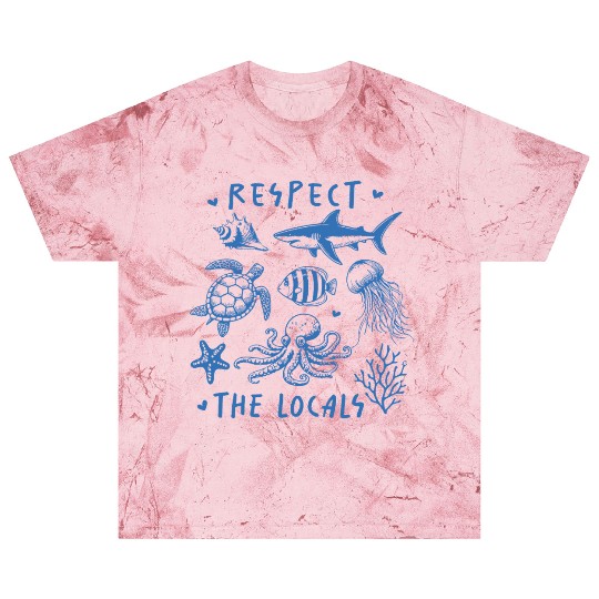 Beach Vacation Respect the locals Blast T Shirts