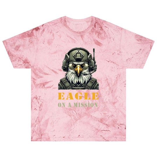 Military Eagle In Mission Blast T Shirts