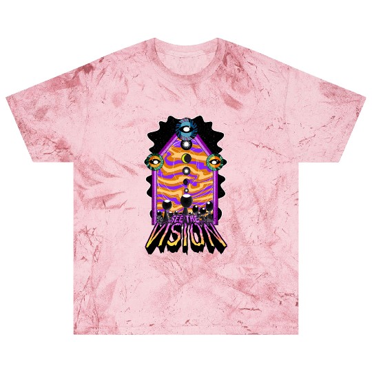 SEE THE VISION: PSYCHEDELIC PINK/YELLOW Blast T Shirts