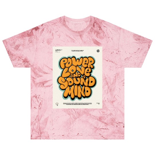 Power. Love. Mind Sound – Aesthetic Yellow Quote f Blast T Shirts