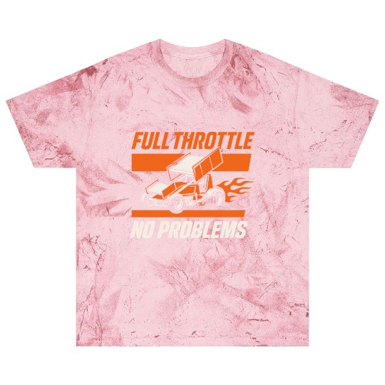 Sprint Car Racing Dirt Track Speed Oval Race Blast T Shirts