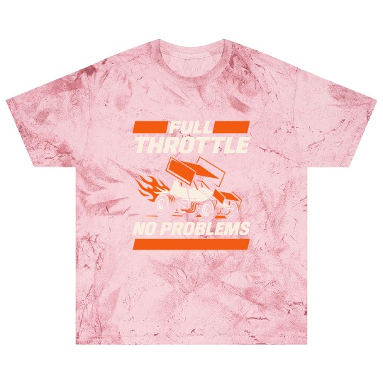 Sprint Car Racing Dirt Track Speed Oval Race Blast T Shirts