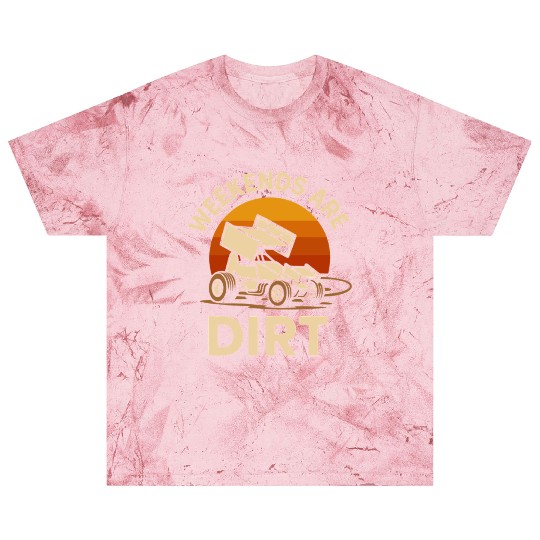 Sprint Car Racing Dirt Track Speed Oval Race Blast T Shirts