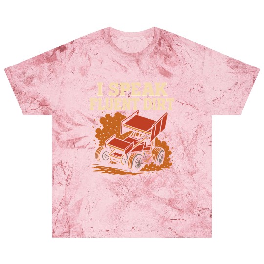 Sprint Car Racing Dirt Track Speed Oval Race Blast T Shirts