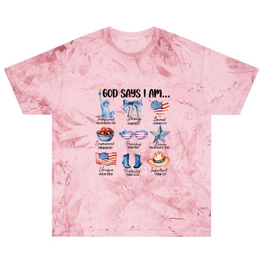 Christian God Says I Am Blast T Shirts