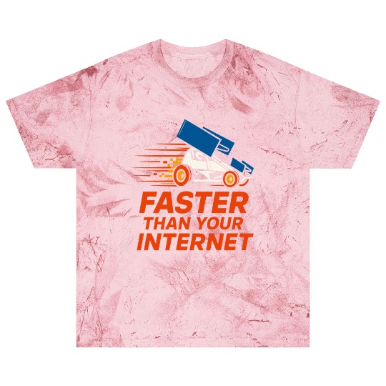 Sprint Car Racing Dirt Track Speed Oval Race Blast T Shirts