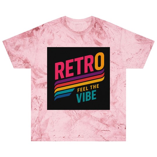 Retro Feel The Vibe – 80s Vintage Style Blast T Shirts