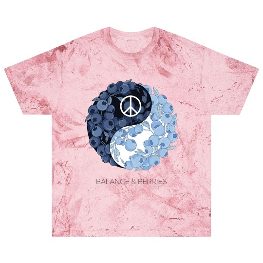 Balance & Berries – Yin Yang Blueberry Peace Desig Blast T Shirts