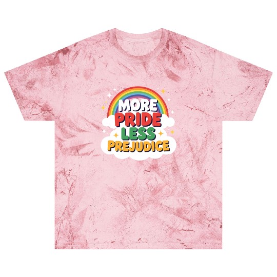 More Pride Less Prejudice Rainbow Pride Month LGBT Blast T Shirts