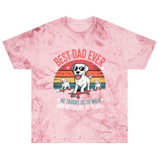 Best Dog Dad Ever Skateboarding Puppy Lover Blast T Shirts