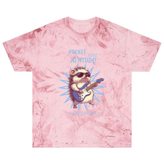 Pocket Sized Attitude Hedgehog Blast T Shirts