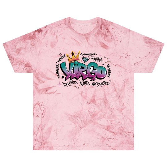Virgo Graffiti Zodiac Art Blast T Shirts