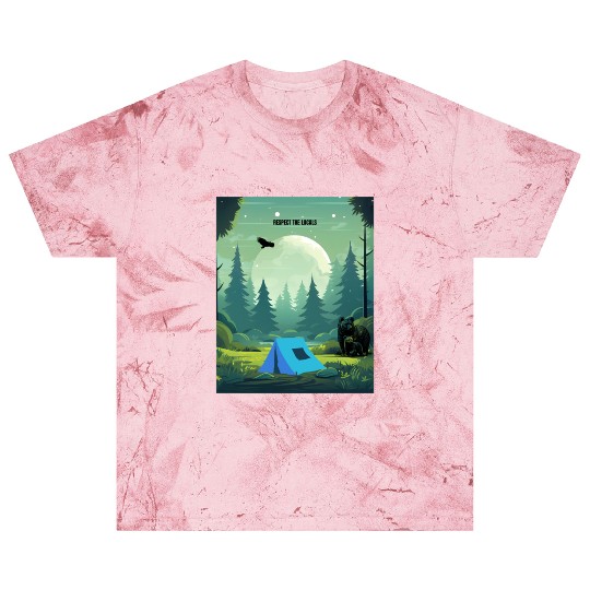 Respect the Locals – Wilderness Camping Warning Blast T Shirts