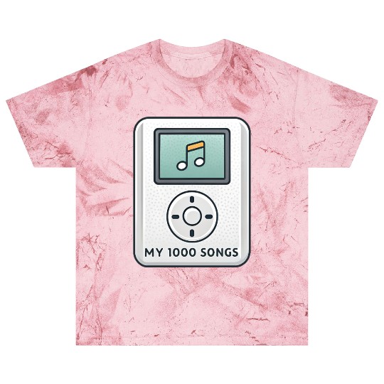 My 1000 Songs MP3 Player Retro 2000s Y2K Blast T Shirts