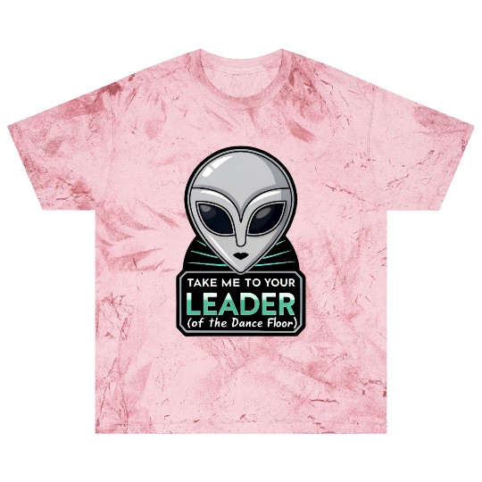 Take Me To Your Leader Alien Rave Retro 2000s Y2K Blast T Shirts