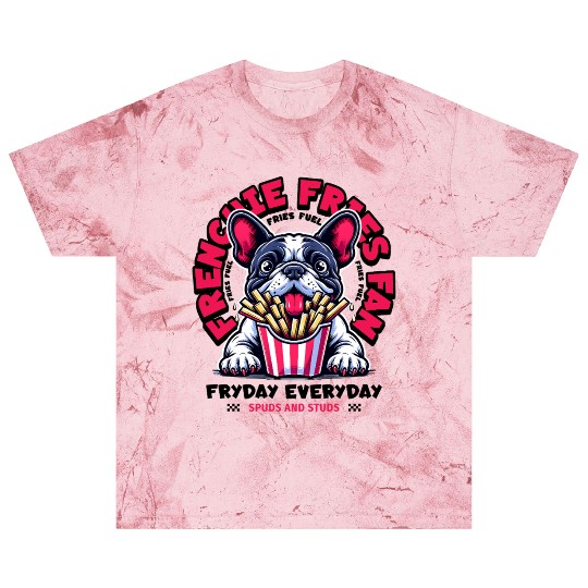Frenchie Fries Fan Blast T Shirts