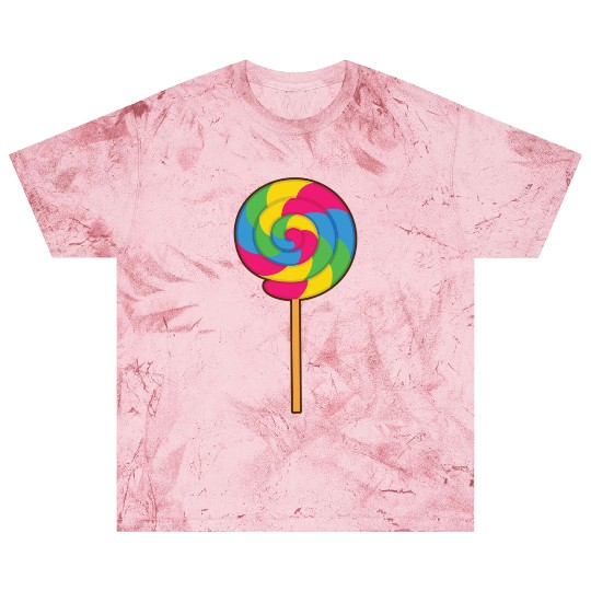 Lollipop Rainbow Sucker Candy Halloween Costume Blast T Shirts