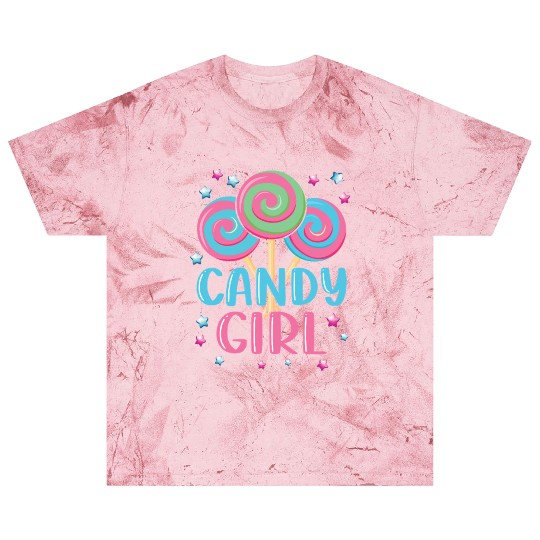 Cute Lollipop Candy Girl Design 01 Blast T Shirts