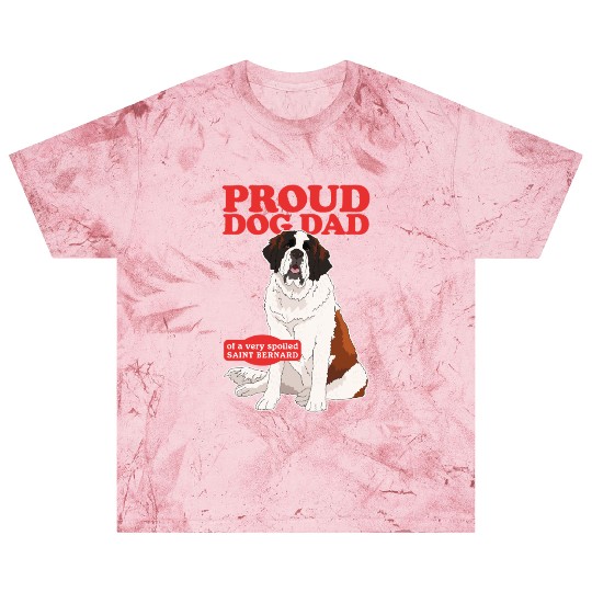 Saint Bernard Dog Dad St. Bernhard Blast T Shirts