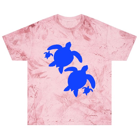 Water turtle family 2 children parents mom dad Blast T Shirts