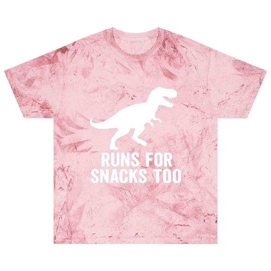 T rex runs for snacks too Blast T Shirts