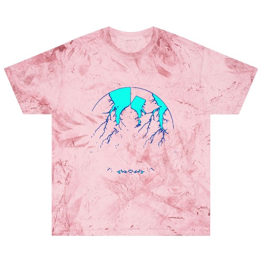 Royal Blue Lightning shadow Blast T Shirts