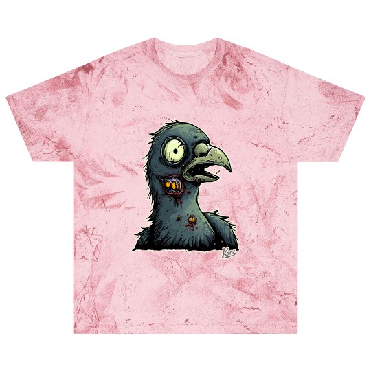 Creepy Zombie Pigeon with Mutant Details Blast T Shirts