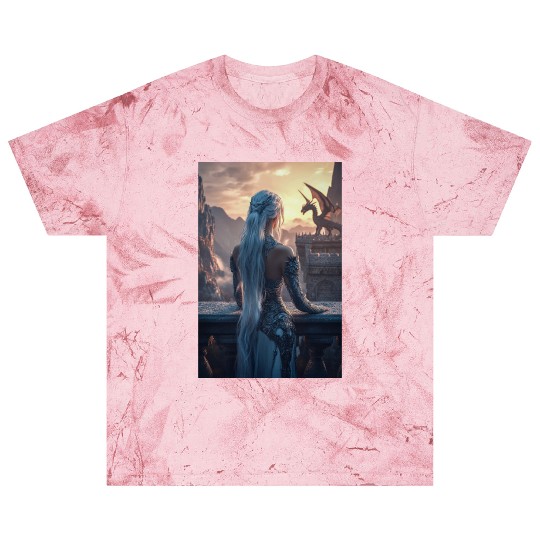 Dragon Queen at Sunset Blast T Shirts