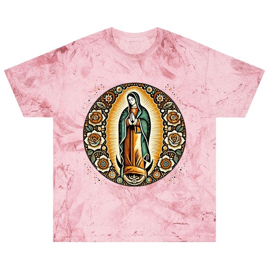 Our Lady of Guadalupe Mother Mary Art Blast T Shirts