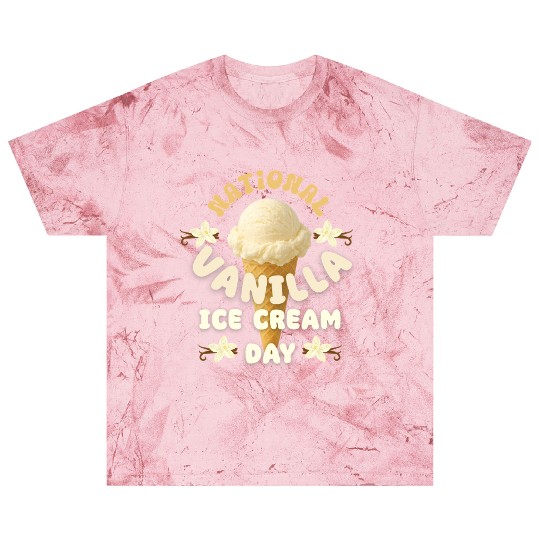 National Vanilla Ice CreaM Day Design Blast T Shirts