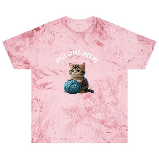 Cute Angry Cat Blast T Shirts