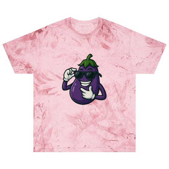 Cool eggplant vegetable design with sunglasses car Blast T Shirts