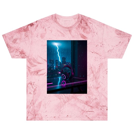 Cyberpunk Gaming Headset Blast T Shirts