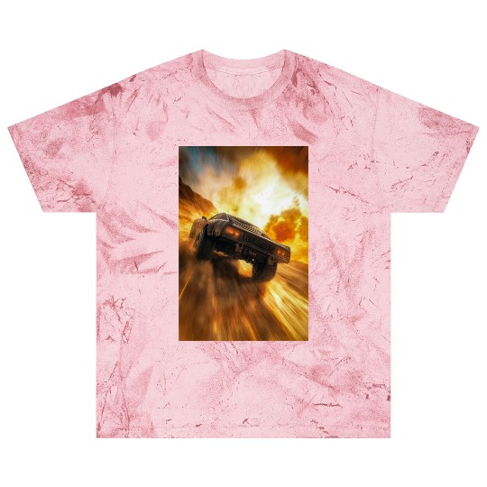 Muscle Car in Firestorm Drift Blast T Shirts