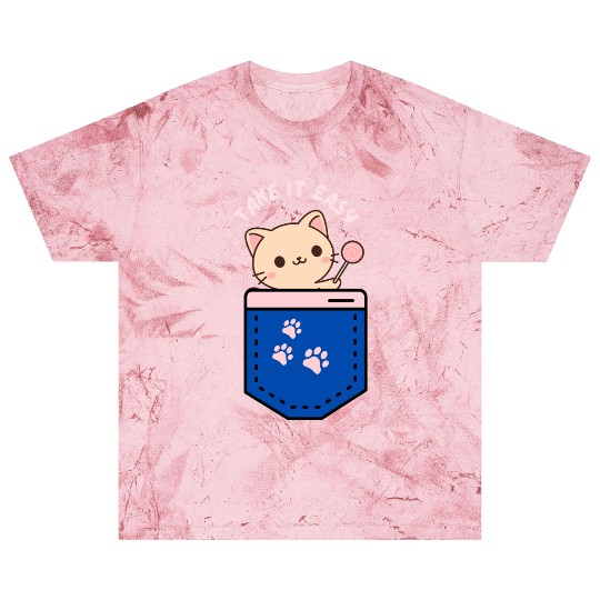 Sweet Kitten Lollipop Badge Design Blast T Shirts
