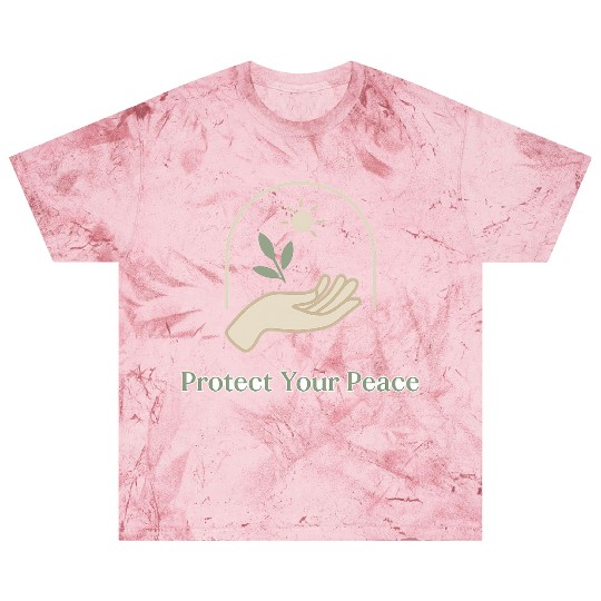 Peaceful Nature Hand with Sun and Leaf Blast T Shirts